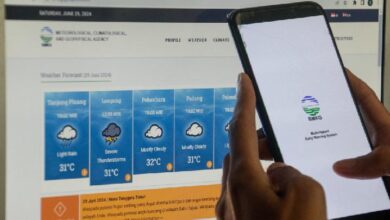 BMKG Prakirakan Cuaca Mayoritas Pusat Perkotaan Besar ke di Negara Indonesia Berawan dan juga Hujan