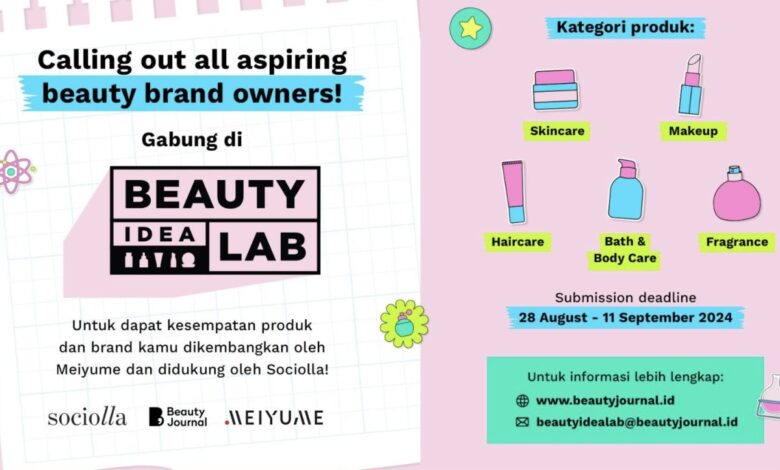Sociolla mengupayakan sektor kecantikan lokal lewat ‘Beauty Idea Lab’