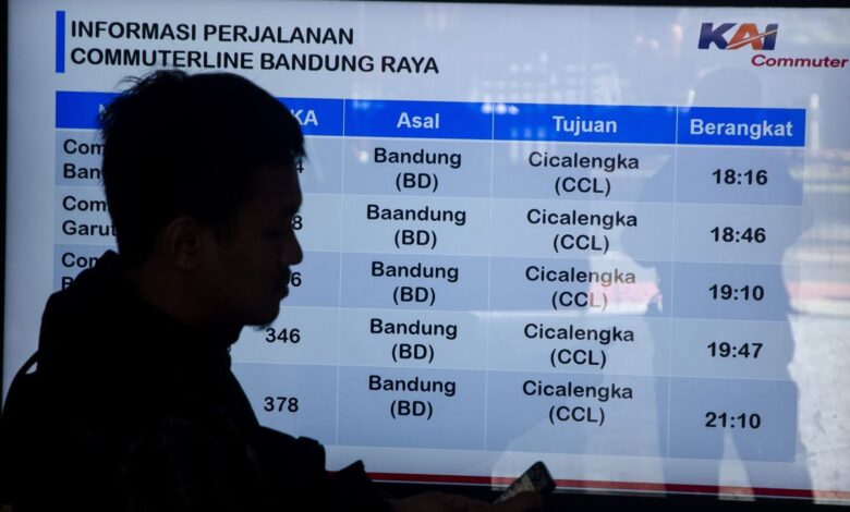 Tarif commuter line Bandung lalu juga sekitarnya