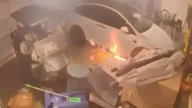 Konsekuensi Badai Helene, Mobil Tesla Terbakar setelahnya Terendam Air Asin
