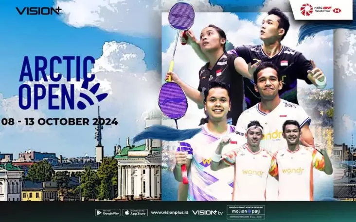 Jadwal juga Link Nonton BWF Arctic Open pada Vision+