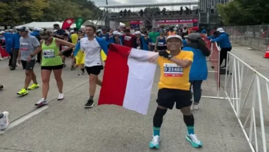Lawan Suhu Dingin, Misbakhun Finis Maraton Bergengsi di Amerika