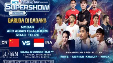 Nobar Gratis China vs Timnas Indonesia Bareng RCTI+, Dimeriahkan Irine, Nuca dan juga Adrian Khalif