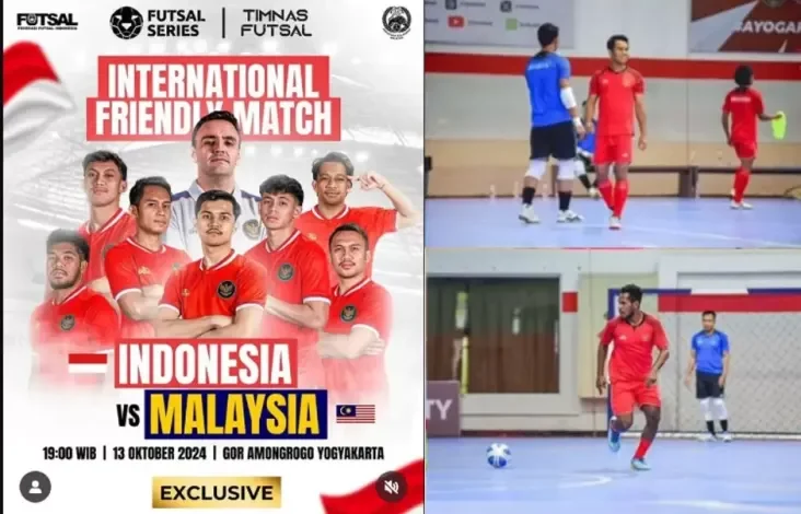 Timnas Futsal Indonesia Jajal Kekuatan Negara Tanah Melayu pada Laga Persahabatan
