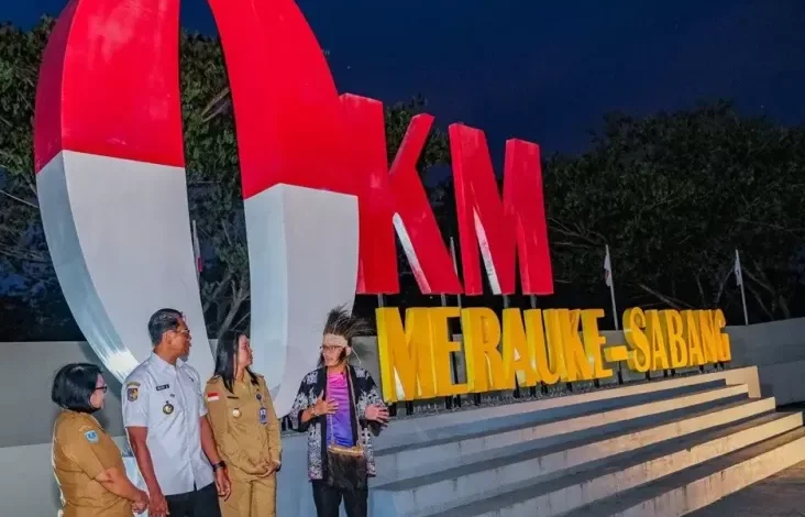 Titik Nol KM Merauke Destinasi Baru dalam tempat Ujung Timur Indonesia untuk Cross Border Tourism