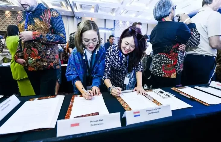 UMKM Binaan Pertamina Teken Kerja Sama dengan Buyer Eksternal pada TEI 2024