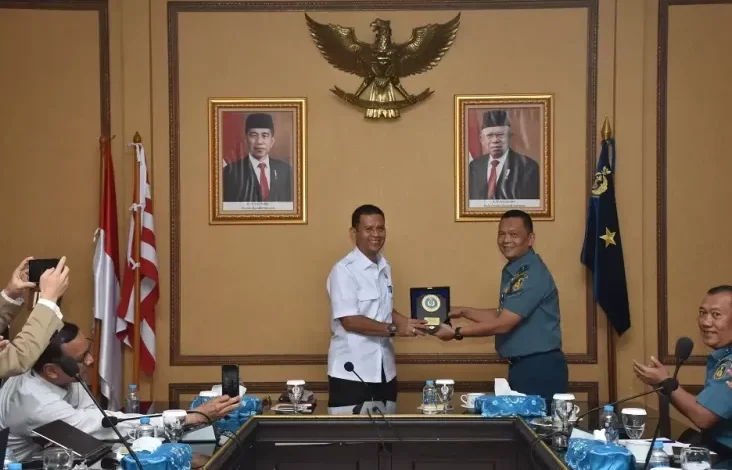 Waka BRIN Kunjungi Dislitbang TNI AL Bahas Studi Sistem Senjata Drone