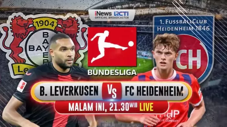 Bayer Leverkusen vs FC Heidenheim, Besok Waktu senja Saat 21.30 Waktu Indonesia Barat Live pada iNews