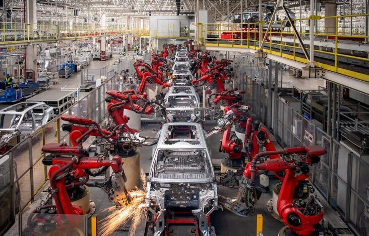 China Salip Jerman pada Pemanfaatan Robot Industri
