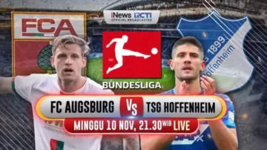 FC Augsburg vs TSG Hoffenheim pada tempat Bundesliga Waktu petang Ini, Saat 21.30 Waktu Indonesia Barat Live pada area iNews!
