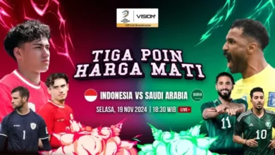 Link Live Streaming Indonesia vs Arab Saudi di tempat di Kualifikasi Piala Bumi 2026