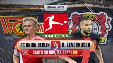 Live pada iNews! FC Union vs Bayer Leverkusen, Besok Waktu senja Waktu 21.30 Waktu Indonesia Barat