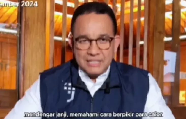 Pesan Penting Anies Jelang Coblosan pemilihan gubernur 2024: Jaga Kampung Kita dari Serangan Politik Uang