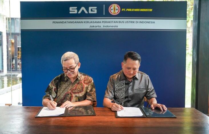 SAG Gandeng Piala Mas, Siap Kenalkan Bus Listrik dengan Angka TKDN
