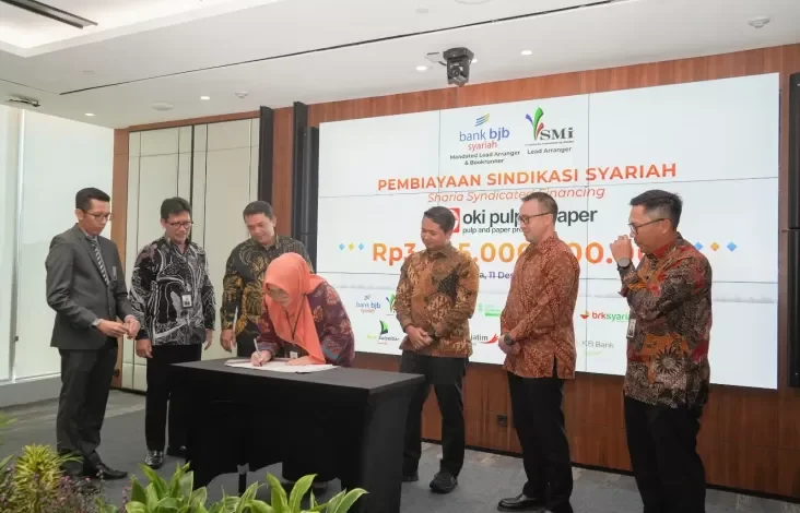 BJB Syariah Pimpin Sindikasi Rp3 Ribu Miliar untuk Grup Usaha Sinarmas Paper