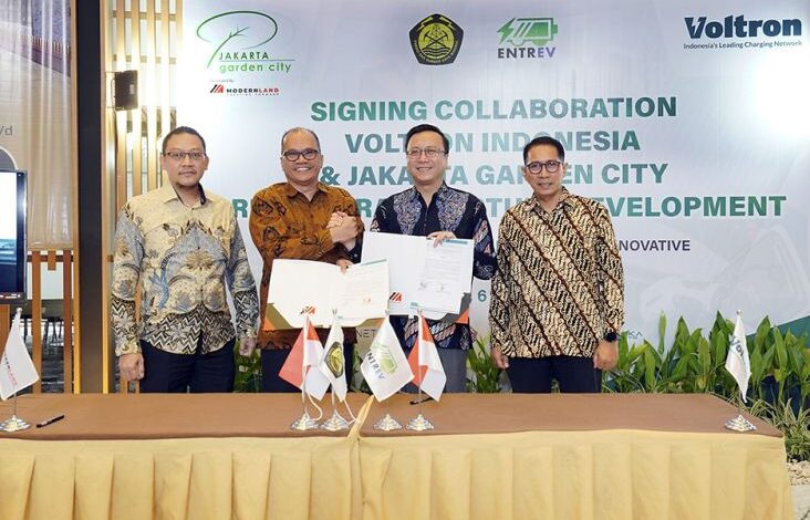 Gandeng Voltron, Modernland Realty Tambah SPKLU di area tempat Kawasan Township DKI DKI Jakarta Garden City