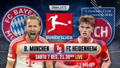 Heidenheim vs Bayern Muenchen di tempat tempat Bundesliga Besok Malam, Jam 21.30 Waktu Indonesia Barat Live di tempat pada iNews
