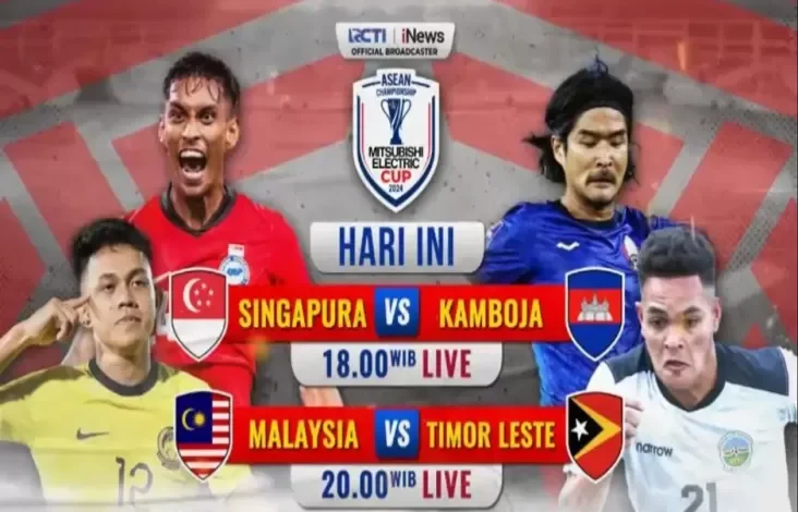 Live pada iNews, Timor Leste vs Negara Malaya di area area ASEAN Mitsubishi Electric Cup 2024