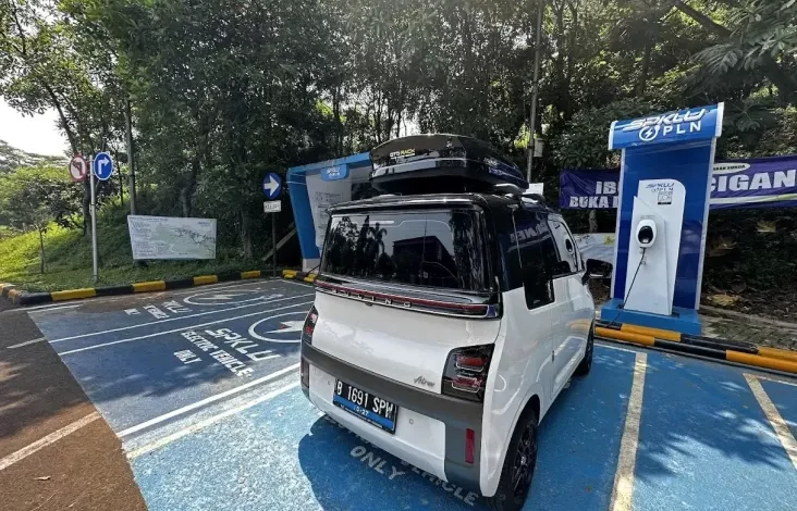 Mobil Listrik Numpang Parkir pada SPKLU, PLN Geram!