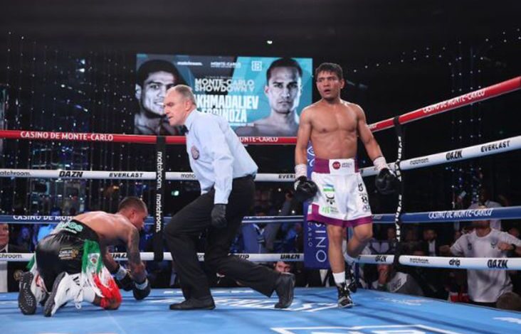 Murodjon Akhmadaliev Berhasil KO, Juara Interim WBA, Tantang Naoya Inoue