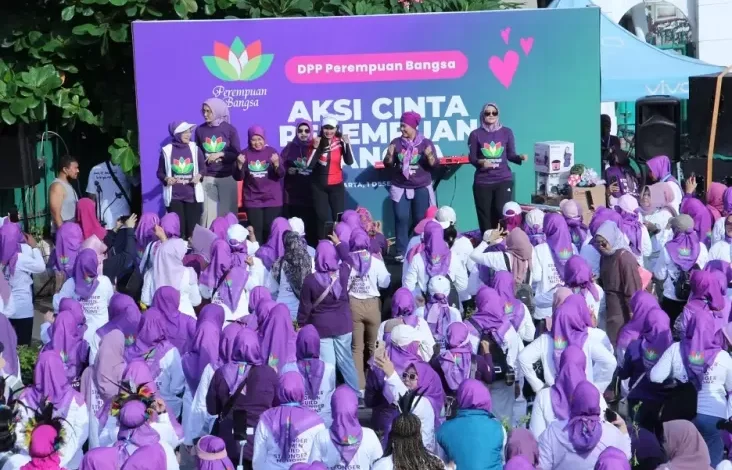 Perempuan Bangsa Gelar Kampanye Cinta Indonesia pada CFD