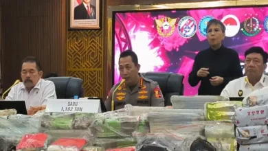 Sebulan, Polri Sita 2 Ton Sabu juga juga Ganja Senilai Rp2,88 Trilyun