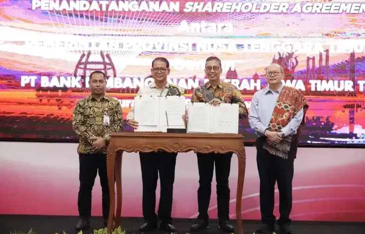 Teken SHA, Bank Jatim serta juga Bank NTT Resmi Ber-KUB