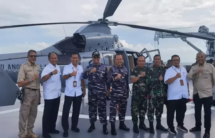 Waka BRIN Tinjau Uji Penembakan Rudal Exocet MM-40 TNI AL pada Laut Jawa