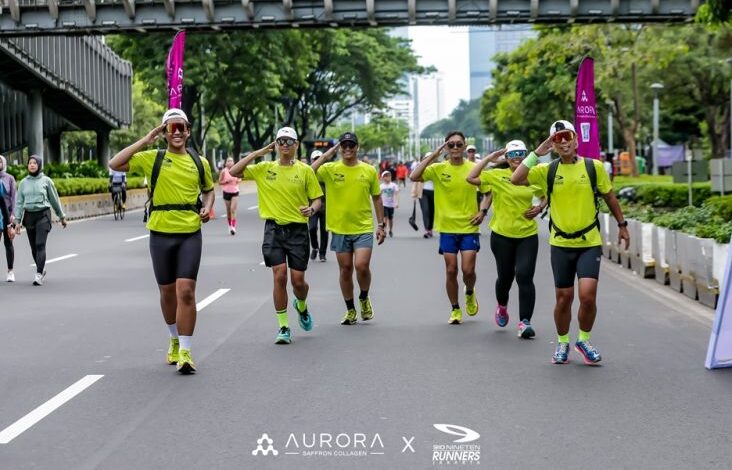 Aurora Saffron Collagen kemudian Komunitas Lari Kampanyekan Kepentingan Hidup Seimbang