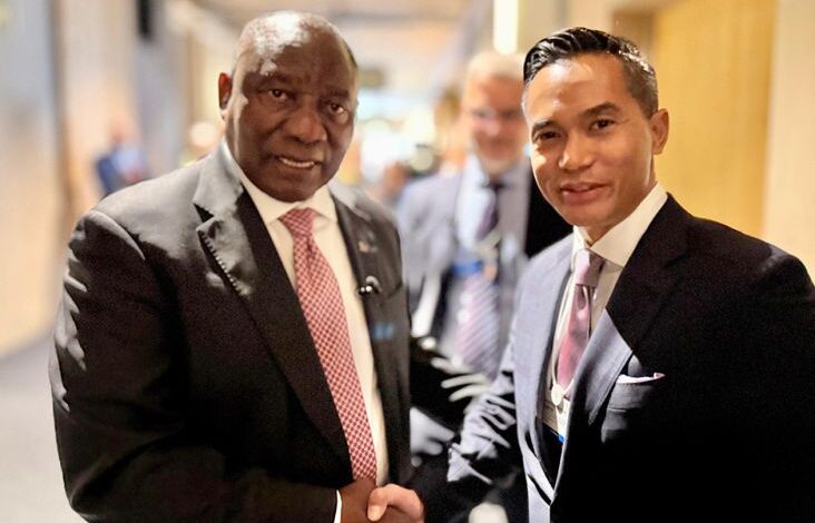 Daratan Afrika Bakal Gelar KTT G20 Pertama Kalinya, Ketum Kadin kemudian Presiden Afsel Diskusi pada Davos