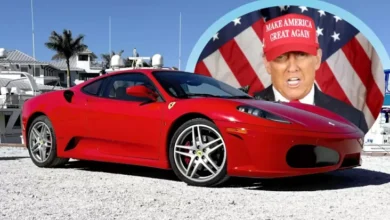 Donald Trump Dilantik sebagai Presiden Amerika Serikat ke-47: Ferrari F430 Miliknya Jadi Sorotan di dalam area Balai Lelang