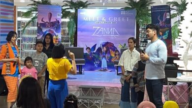 Jadi Peri Pemberani, Alya Nurshabrina Sapa Anak-anak ketika Nonton Film ZANNA: Whisper of Volcano Isle