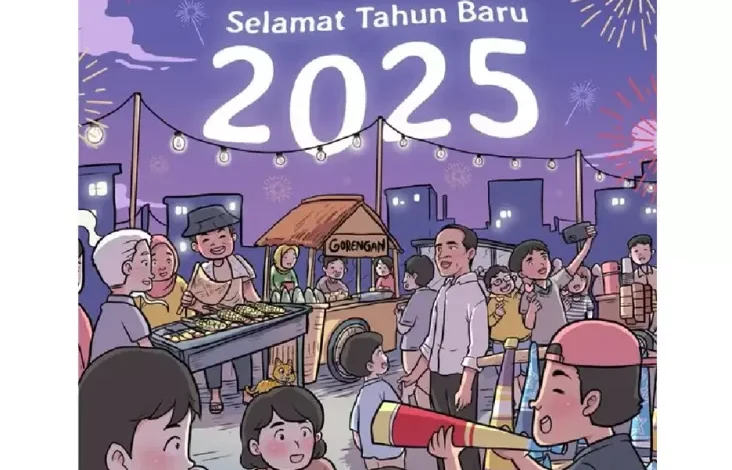 Jokowi: Selamat Tahun Baru 2025, Semoga Membawa Banyak Kebaikan, Kerukunan, juga Kehangatan