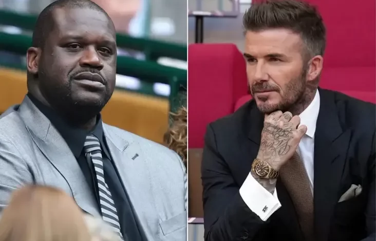 Kocak! Shaquille O’Neal Temukan Dompet David Beckham: Bayar Aku 1 Juta Dolar