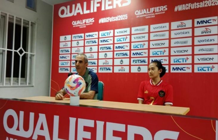 Kualifikasi Piala Asia Futsal 2025: Luis Estrela Girang Timnas Futsal Putri Indonesia Hujani Gawang Kirgistan 11-3