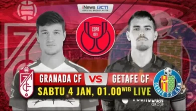 Live di dalam di iNews! Granada vs Getafe pada tempat Babak 16 Besar Copa del Rey, Hari Hari Sabtu (4/1/2025)