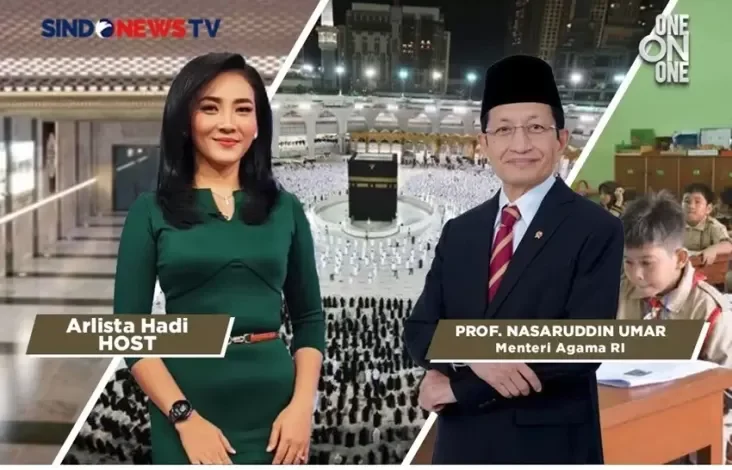 Saksikan One on One Bersama Menteri Agama Nasaruddin Umar, hari terakhir pekan 10 Januari 2025 Waktu 21.30 Waktu Indonesia Barat pada pada SINDOnews TV