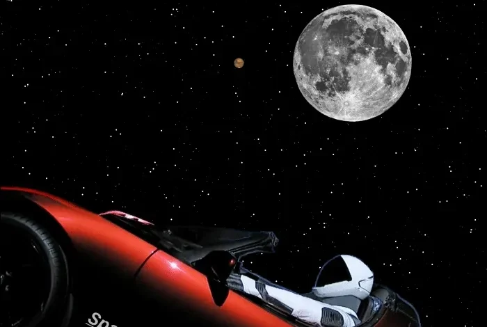 Asteroid Misterius yang dimaksud Berputar-putar pada Antariksa Ternyata Mobil Milik Elon Musk