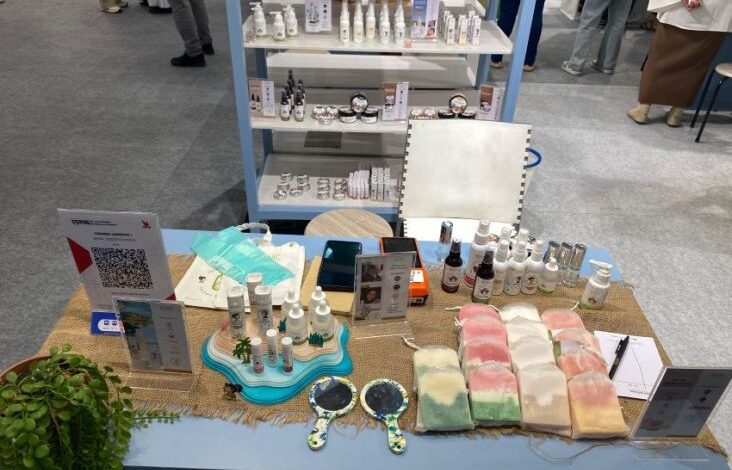 Gaet Customer di dalam di BRI UMKM EXPO(RT) 2025 Oganic Lombok Andalkan Bahan Baku Lokal