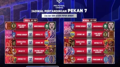 Jadwal Streaming Pro Futsal League Pekan ke-7 pada Jayapura