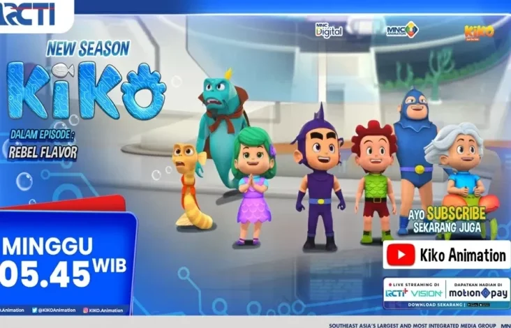 Kiko Season 4 Eps Rebel Flavor, Akhir Pekan 23 Feb 2025 Jam 05.45 Awal Hari pada tempat RCTI – Petualangan Baru dalam pada Pusat Pusat Kota Asri Masa Depan