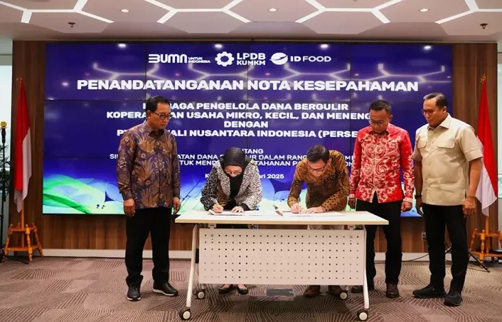 LPDB-KUMKM juga ID FOOD Bersinergi Perkuat Ketahanan Pangan Nasional