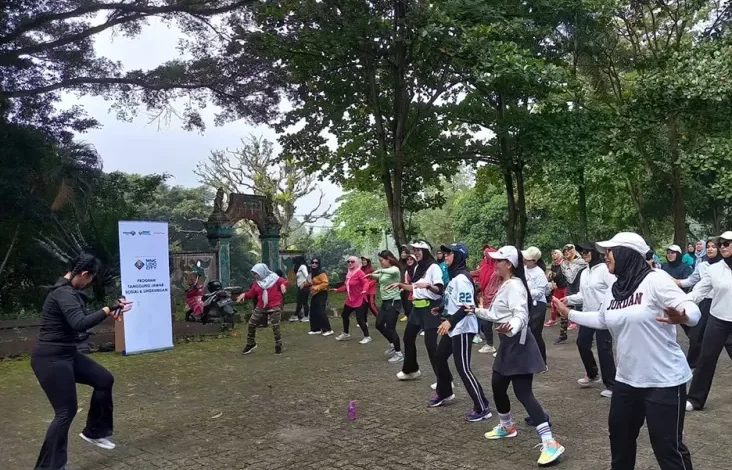 MNC Land lalu MNC Peduli Kembali Gelar Senam Seimbang di area tempat KEK Lido, Warga Sangat Antusias