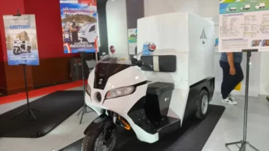 Motor Listrik Roda 3 Buatan Indonesia Hadir di area tempat IIMS 2025