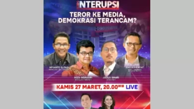 Waktu senja Ini adalah adalah Teror ke Media, Demokrasi Terancam? di tempat area INTERUPSI sama-sama Ariyo Ardi, Anisha Dasuki juga Para Narasumber Kredibel Lainnya Live dalam area iNews