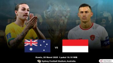 Negara Nusantara vs Australia ditayangkan ke di tempat ini