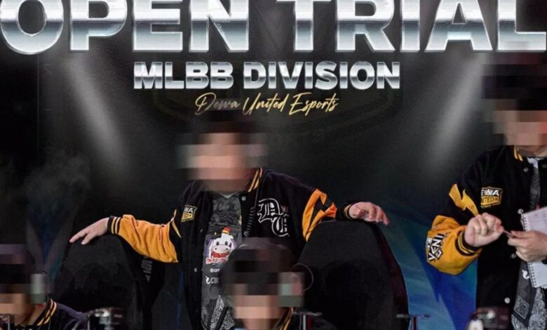 Dewa United Esports menerbitkan acara Open Trial Divisi MLBB musim 2025