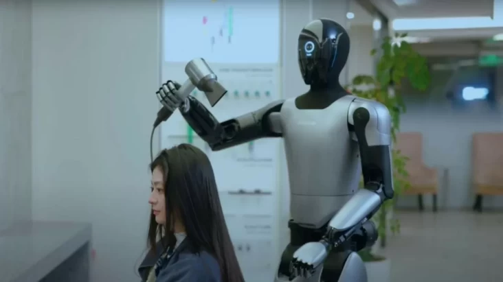 Robot Humanoid China mampu Gunting Rambut, Sambut Tamu Hotel, hingga Jualan Mobil