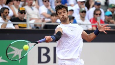 Kalahkan Medvedev, Mussetti tantang Zverev pada di perempat final Roma