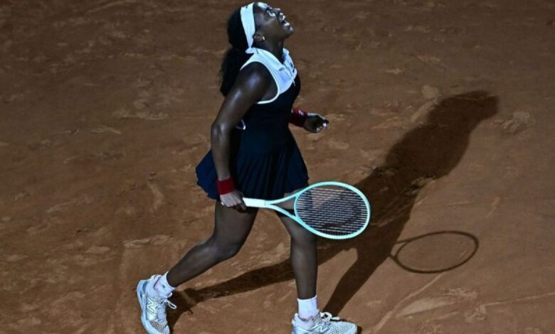 Gauff capai final Roma usai bertarung selama lebih tinggi besar dari tiga jam